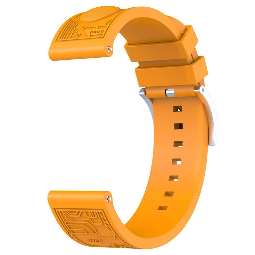 Tough Smartwatch Silicone Universel Strap - Yellow#serie_4