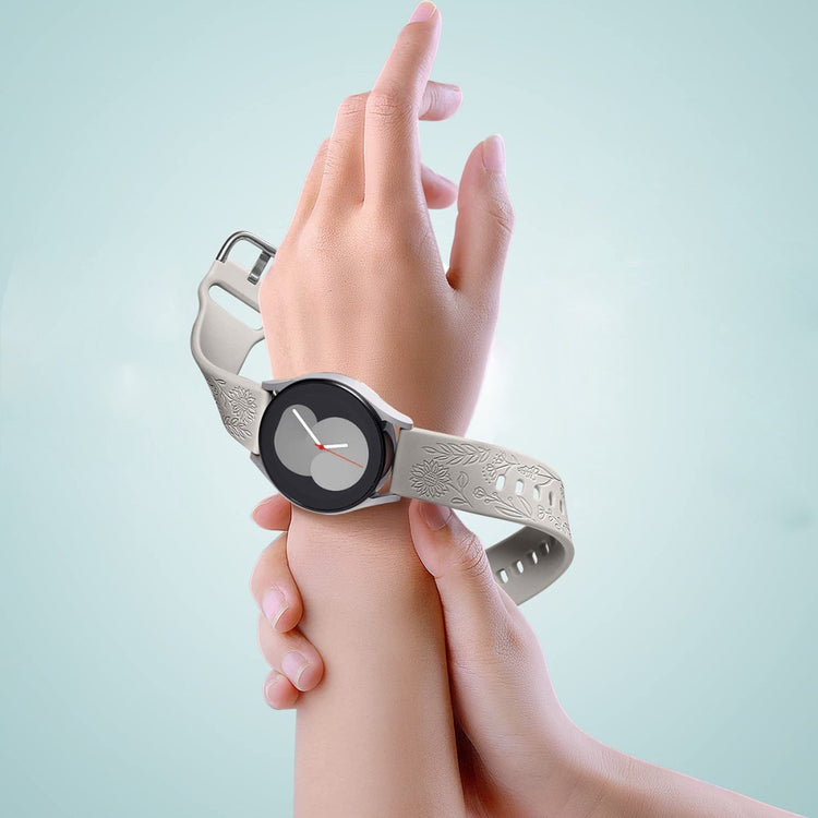 Mega Sweet Smartwatch Silicone Universel Strap - Silver#serie_4