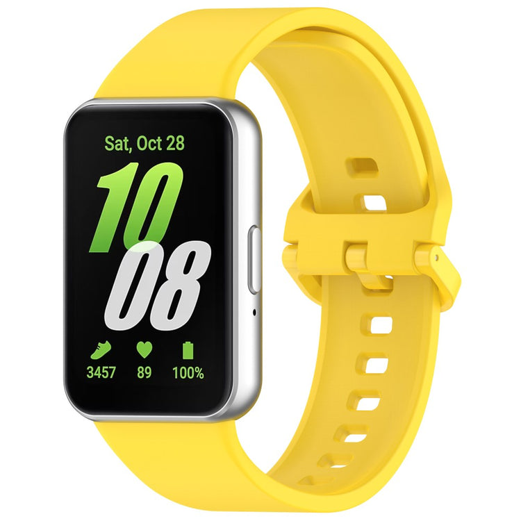 Sweet Samsung Galaxy Fit 3 Silicone Strap - Yellow#serie_5