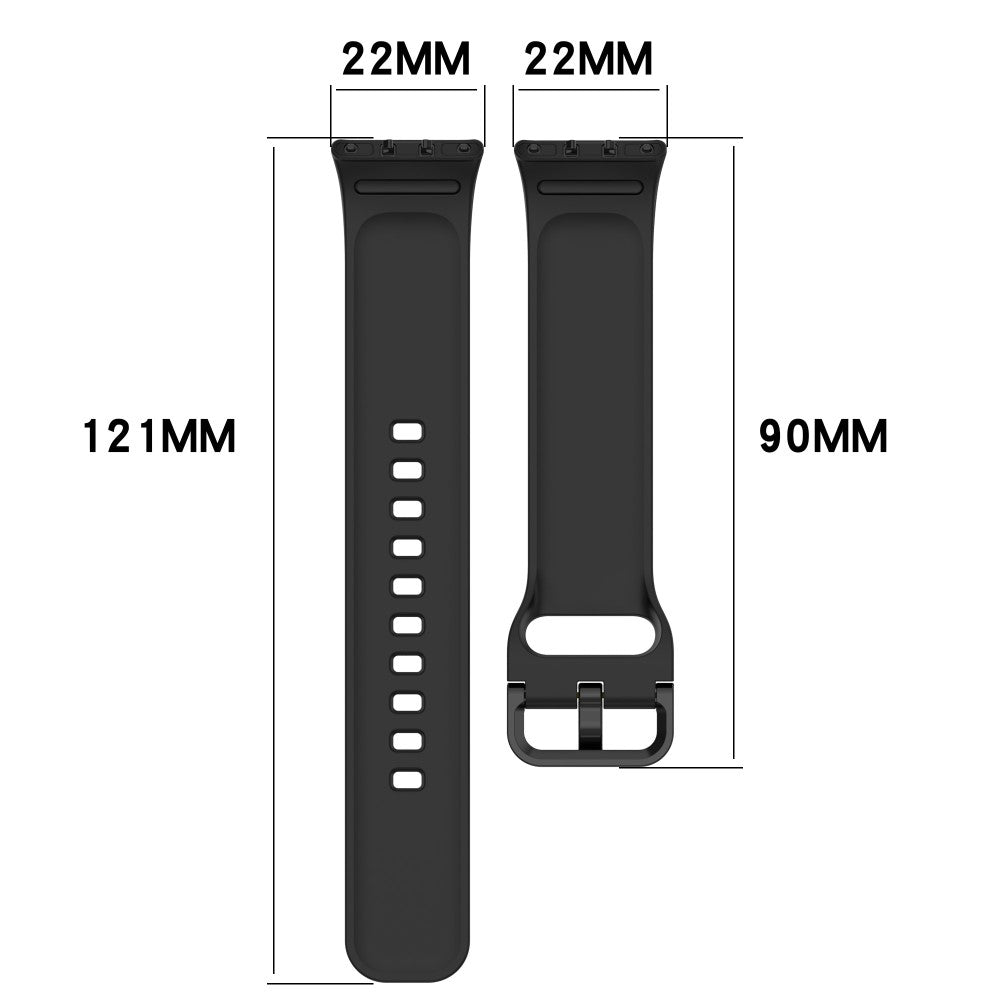 For Samsung Galaxy Fit3 Flexible Watch Strap Silicone Band Wrist Bracelet - Dark Blue#serie_11