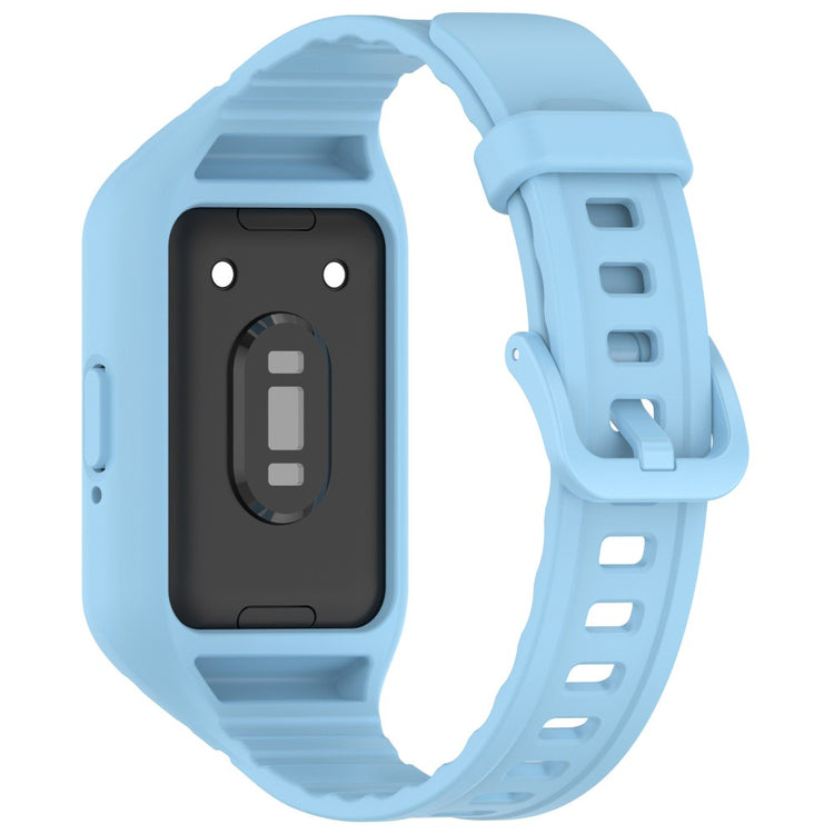 Super Nice Samsung Galaxy Fit 3 Silicone Strap - Blue#serie_10