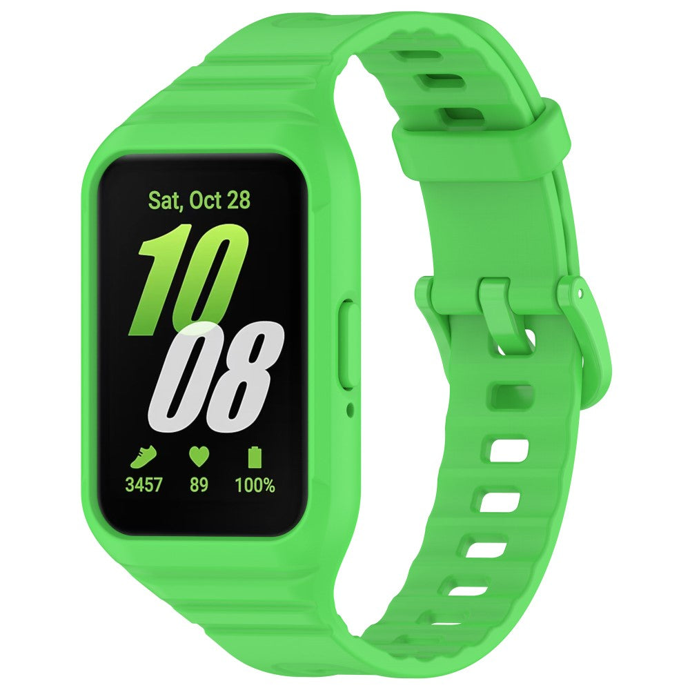 Exquisite Samsung Galaxy Fit 3 Silicone Strap - Green#serie_12