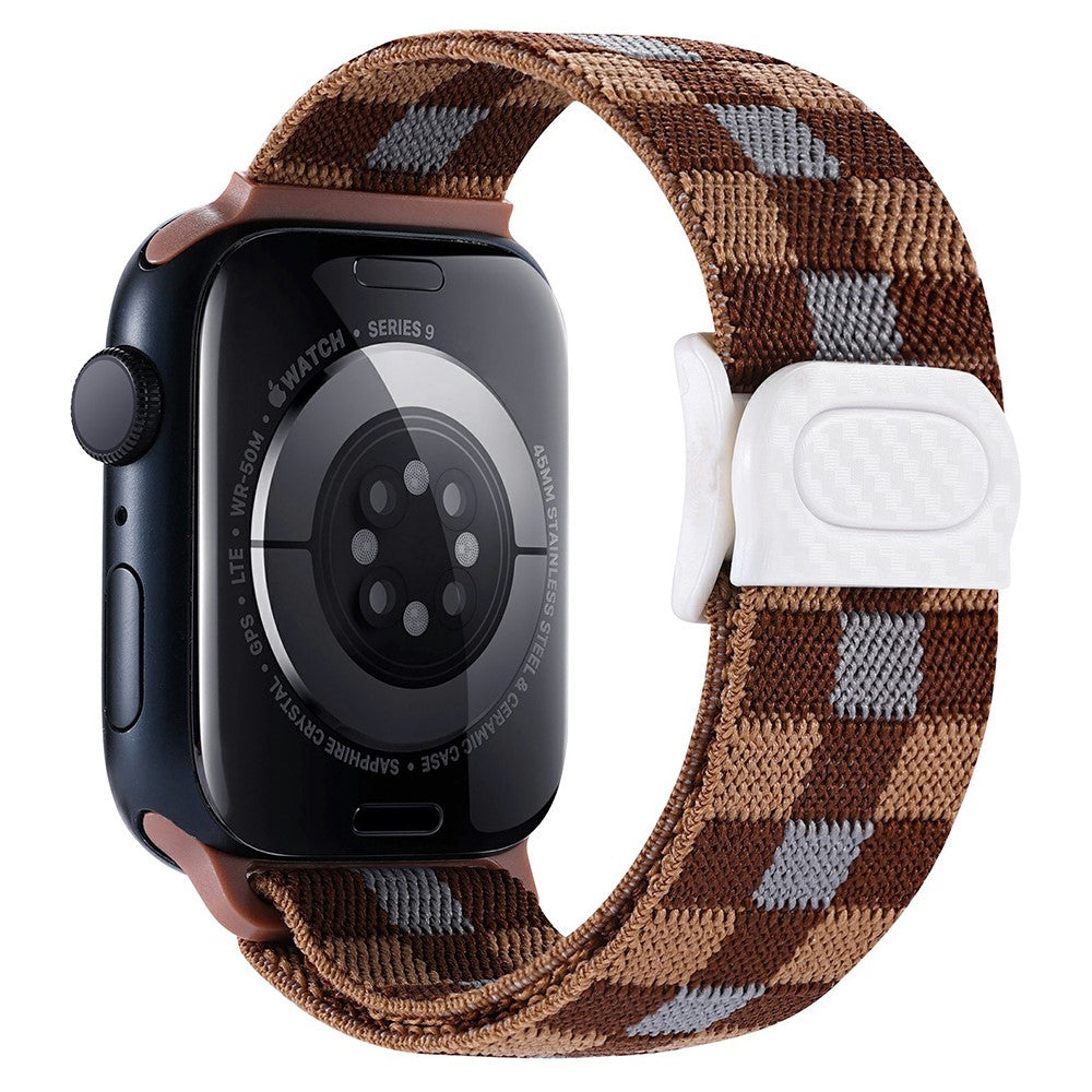 Remarkably Pleasant Apple Smartwatch Nylon Universel Strap - Brown#serie_7