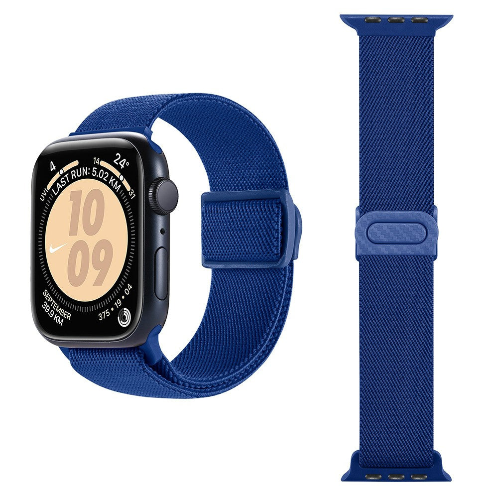 Incredibly Pleasant Apple Smartwatch Nylon Universel Strap - Blue#serie_16