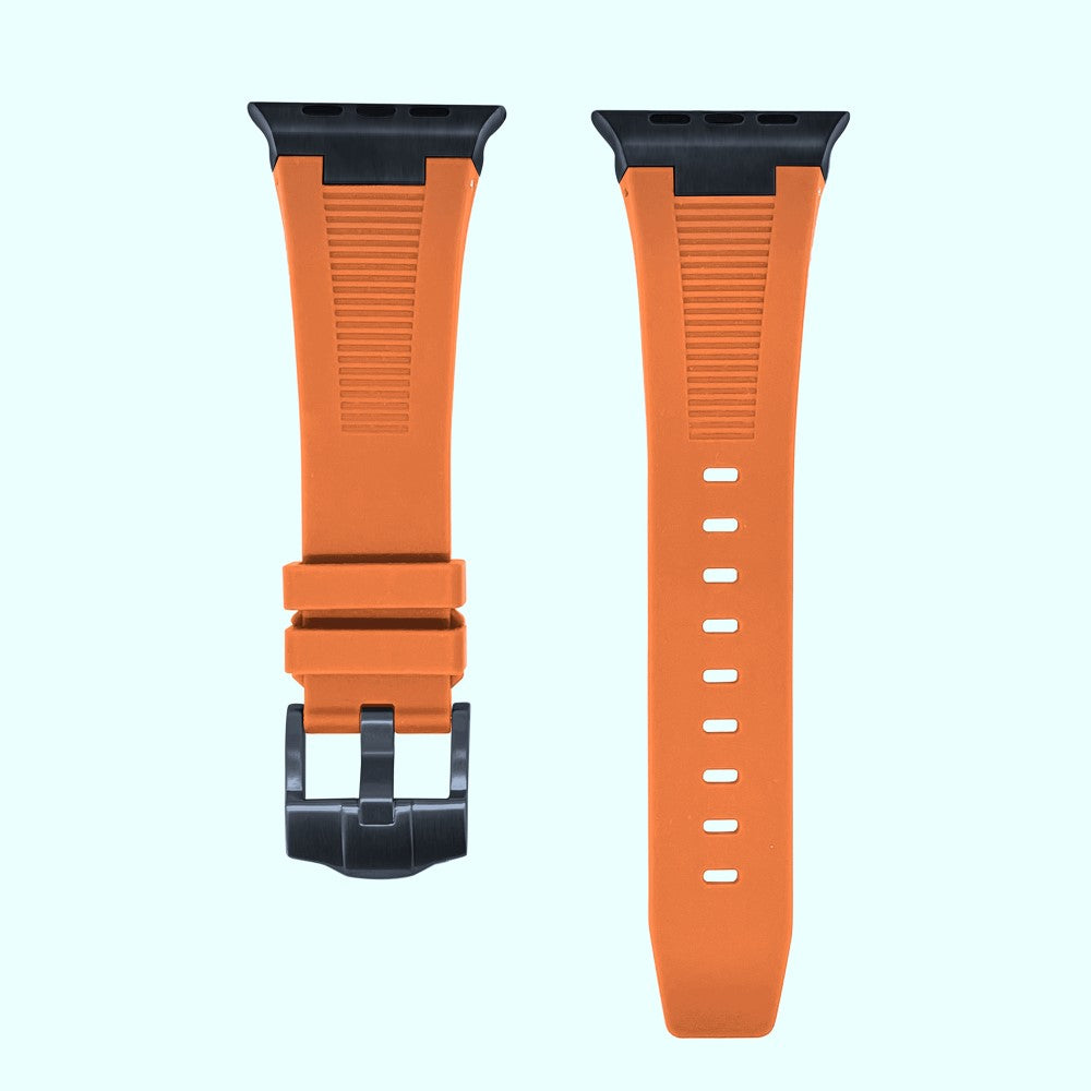 Remarkably Neat Apple Smartwatch Silicone Universel Strap - Orange#serie_1