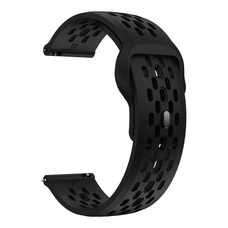 Absolutely Reliable Smartwatch Silicone Universel Strap - Black#serie_4