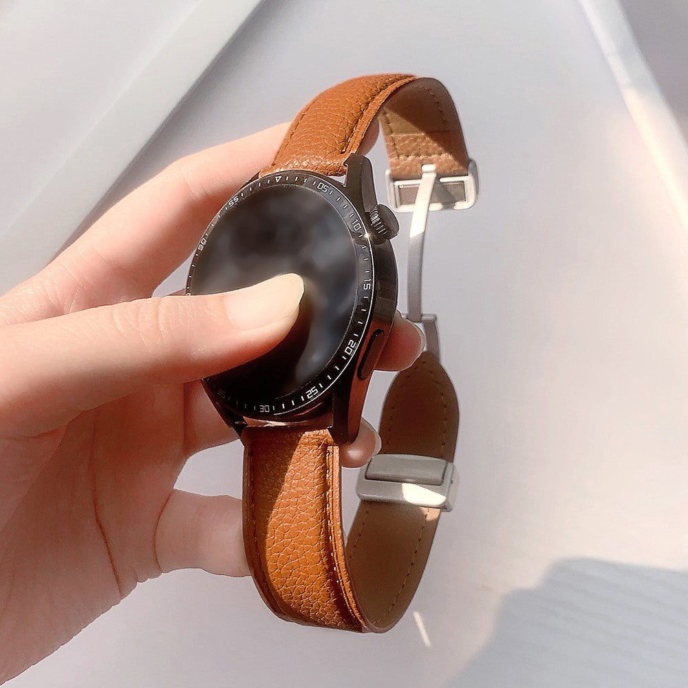 Incredibly Pleasant Smartwatch Pu Leather Universel Strap - Brown#serie_5