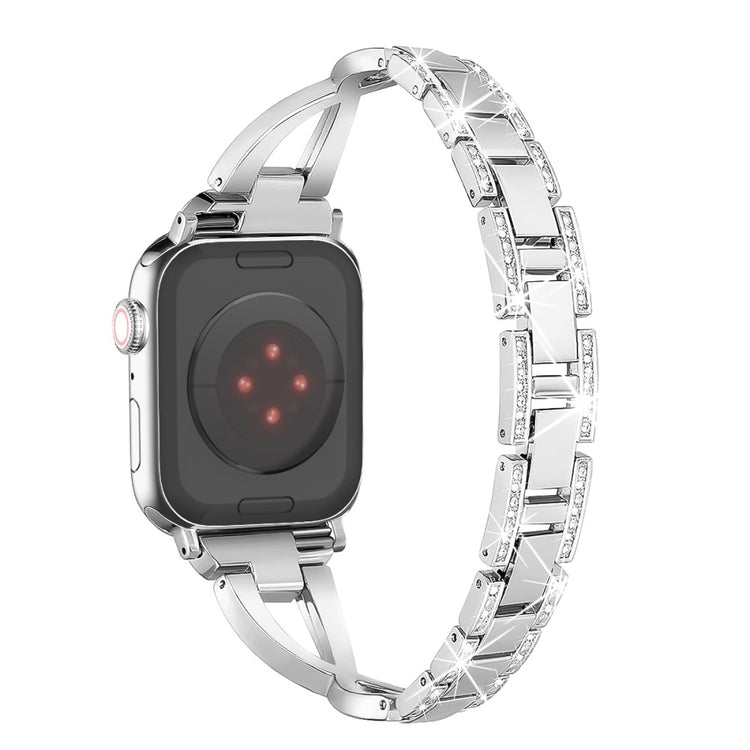 Super Reliable Apple Smartwatch Rhinestone Universel Strap - Silver#serie_5