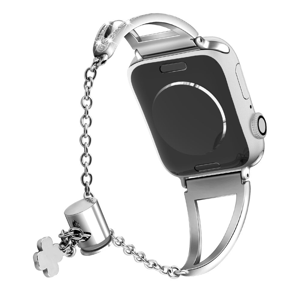 Mega Durable Apple Smartwatch Rhinestone Universel Strap - Silver#serie_3