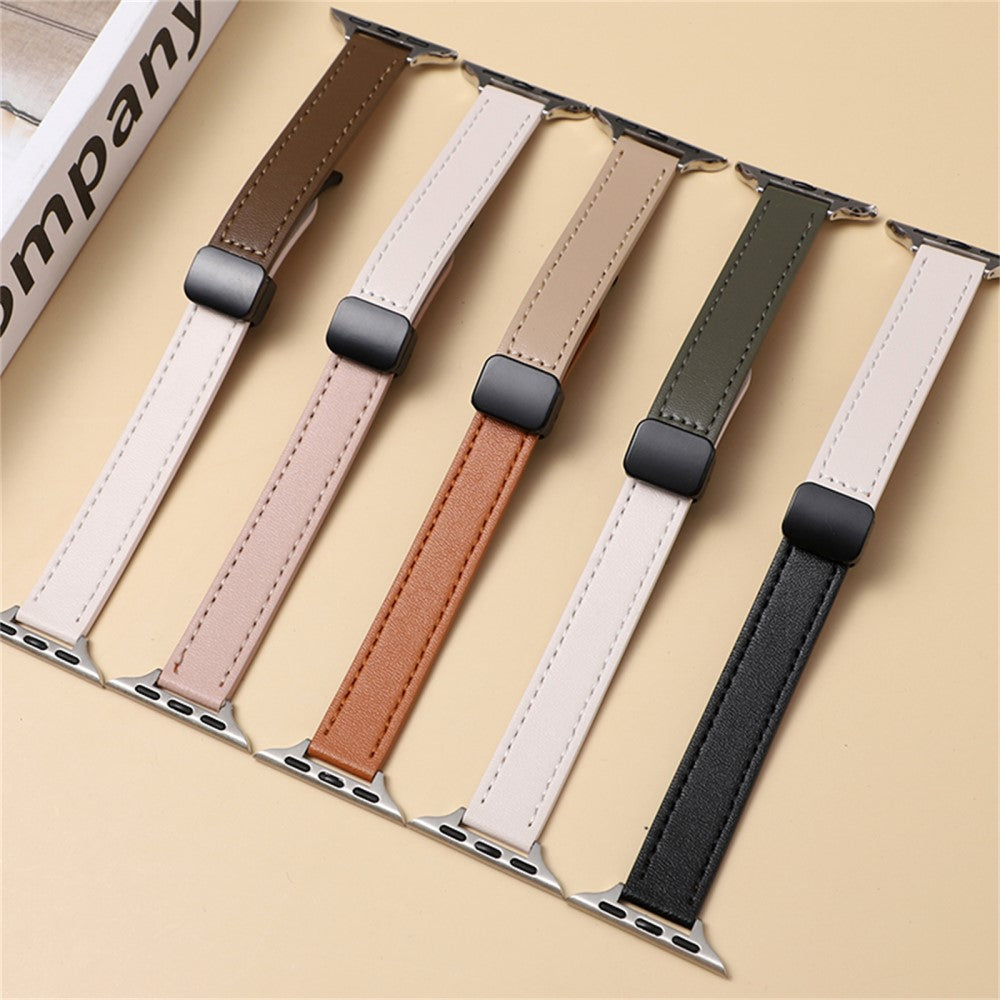 Strong Apple Smartwatch Pu Leather Universel Strap - White#serie_12