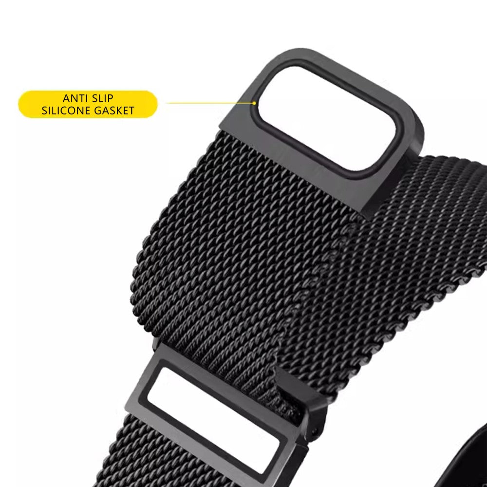 For Apple Watch Ultra 2 Ultra 49mm  /  Series 9 8 7 45mm / 6 5 4 SE (2022) SE (2023) SE 44mm / 3 2 1 42mm Magnetic Watch Strap - Black#serie_1