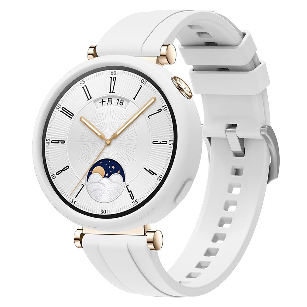 Absolutely Cool Huawei Watch GT 4 41mm Silicone Strap - White#serie_2