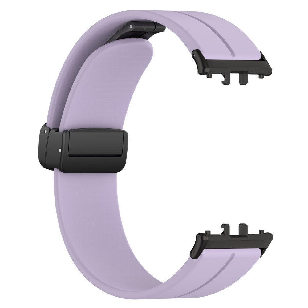 Super Comfortable Samsung Galaxy Fit 3 Silicone Strap - Purple#serie_4