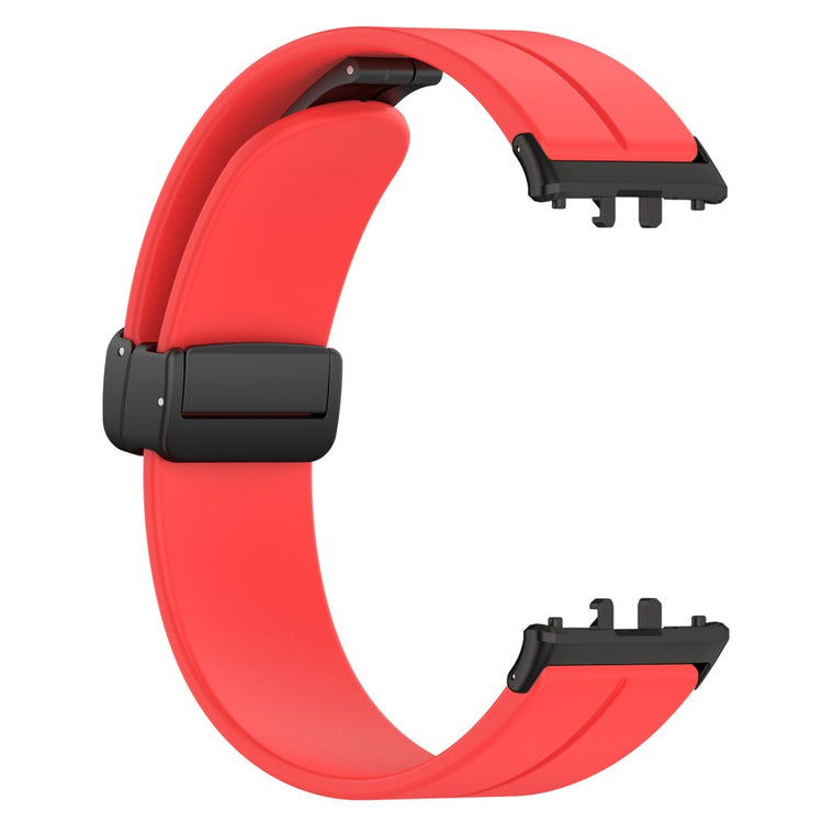 Super Comfortable Samsung Galaxy Fit 3 Silicone Strap - Red#serie_6