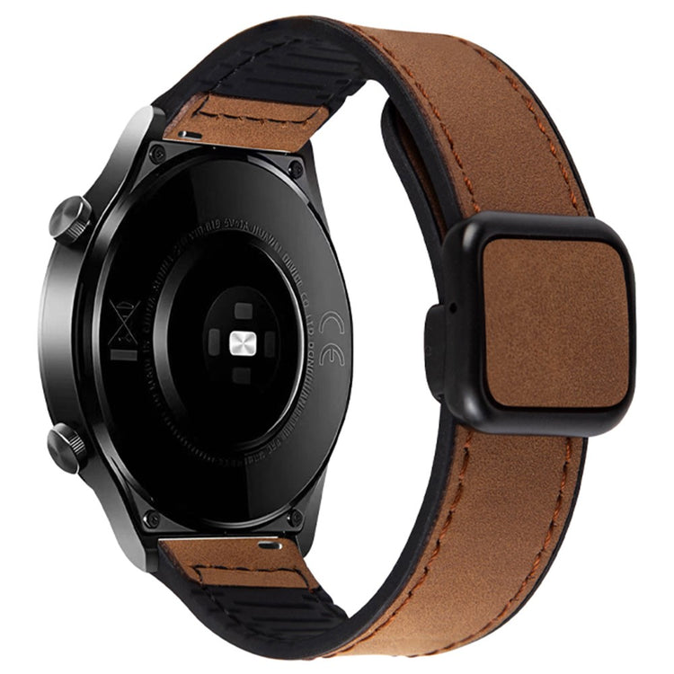 Mega Pleasant Smartwatch Pu Leather Universel Strap - Brown#serie_1