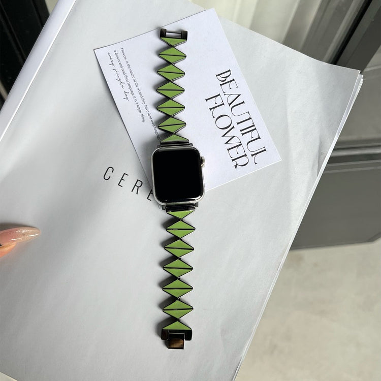 Remarkably Neat Apple Smartwatch Metal Universel Strap - Green#serie_7