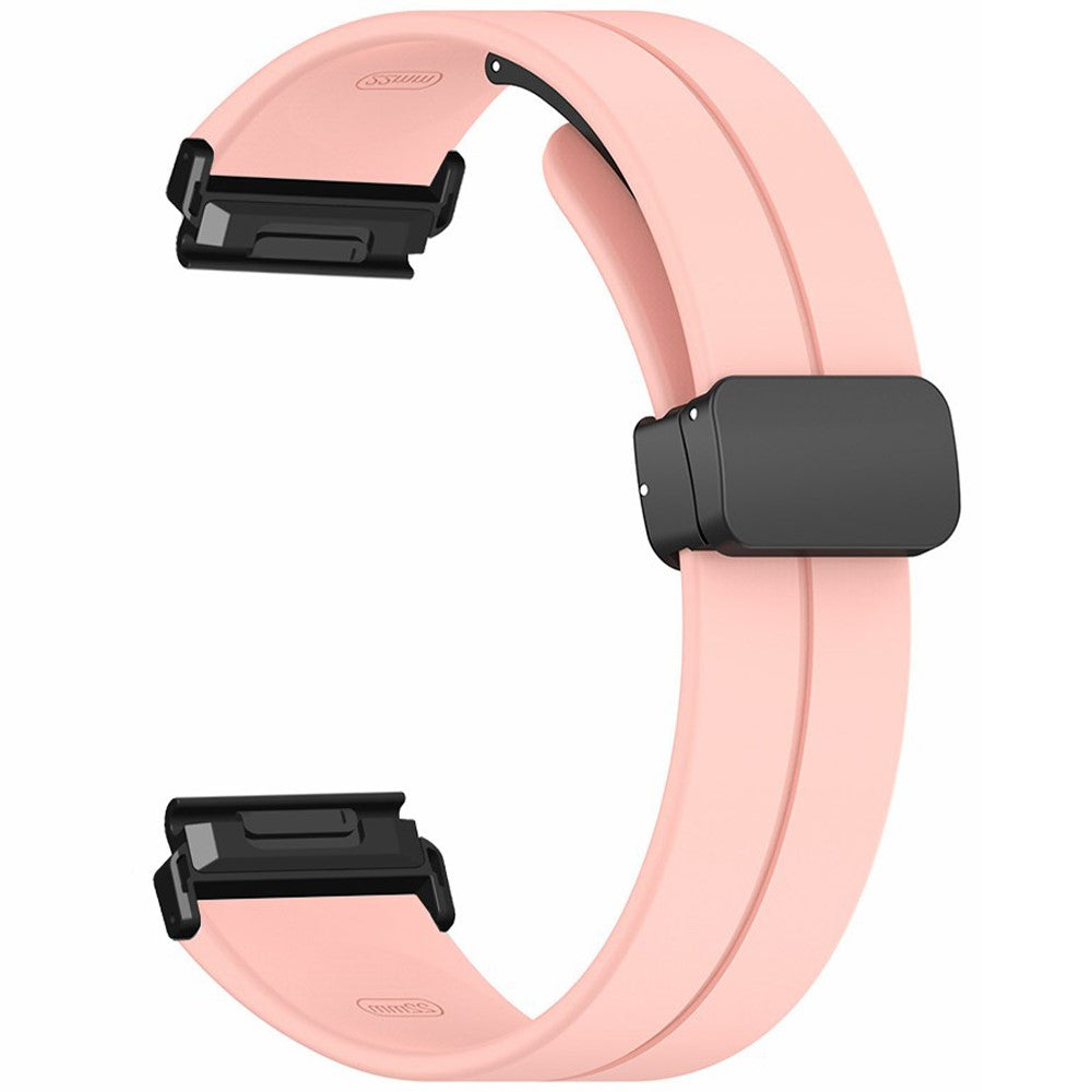 Garmin Fenix 7S / 6S / 5S 20mm Watch Band Magnetic Buckle Silicone Watch Strap - Pink#serie_3