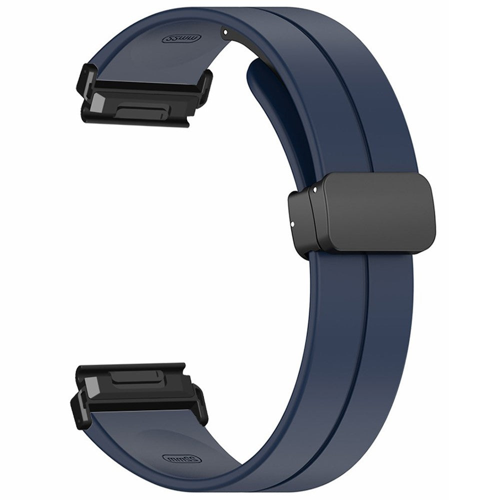 Garmin Fenix 7S / 6S / 5S 20mm Watch Band Magnetic Buckle Silicone Watch Strap - Midnight Blue#serie_10