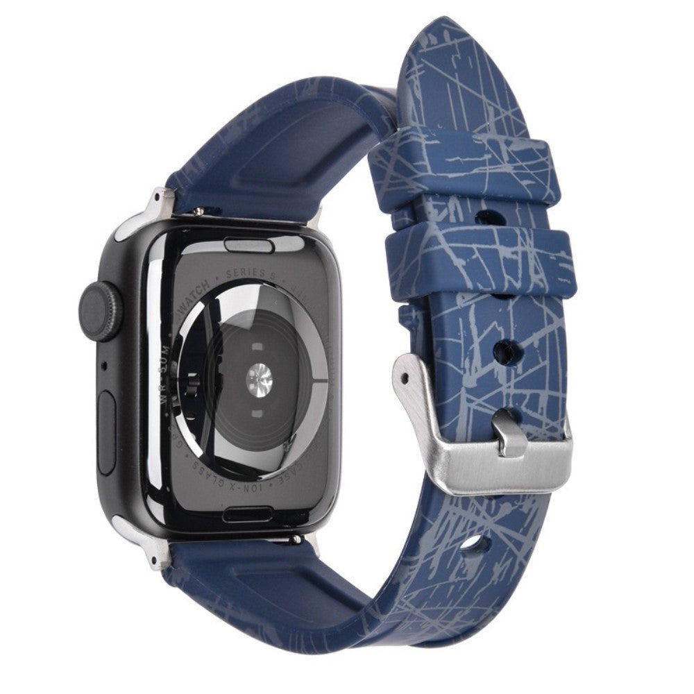 Super Stylish Apple Smartwatch Silicone Universel Strap - Blue#serie_8