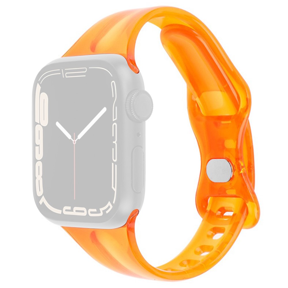 Remarkably Nice Apple Smartwatch Silicone Universel Strap - Orange#serie_20