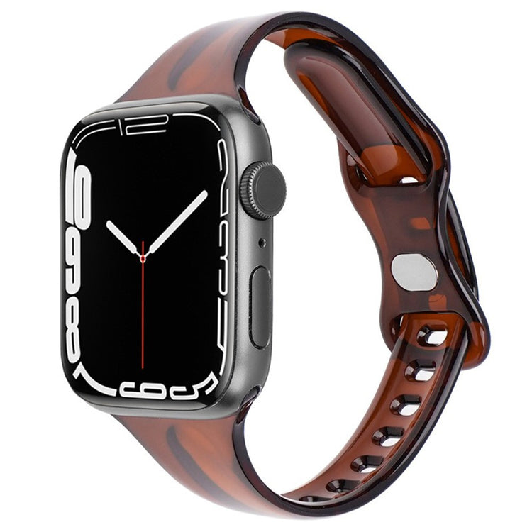 Remarkably Nice Apple Smartwatch Silicone Universel Strap - Brown#serie_21