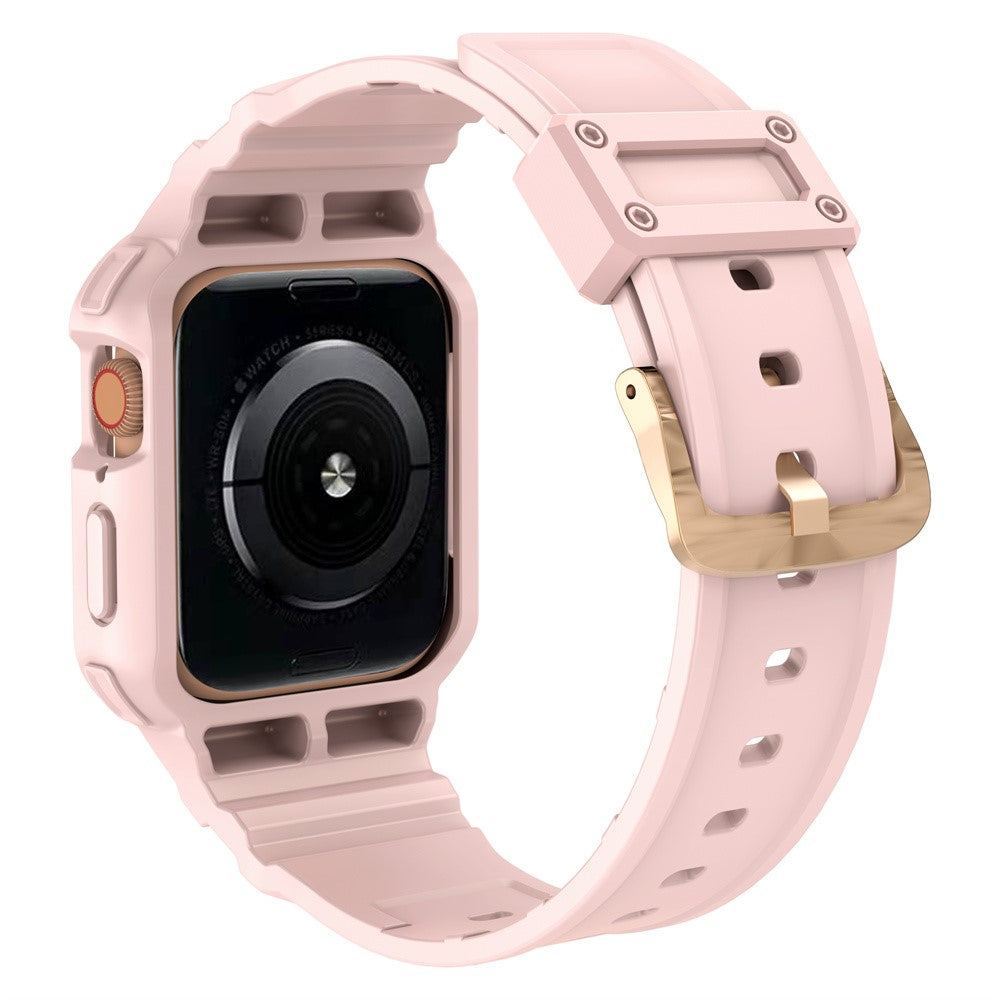 Mega Delightful Apple Smartwatch Silicone Universel Strap - Pink#serie_8