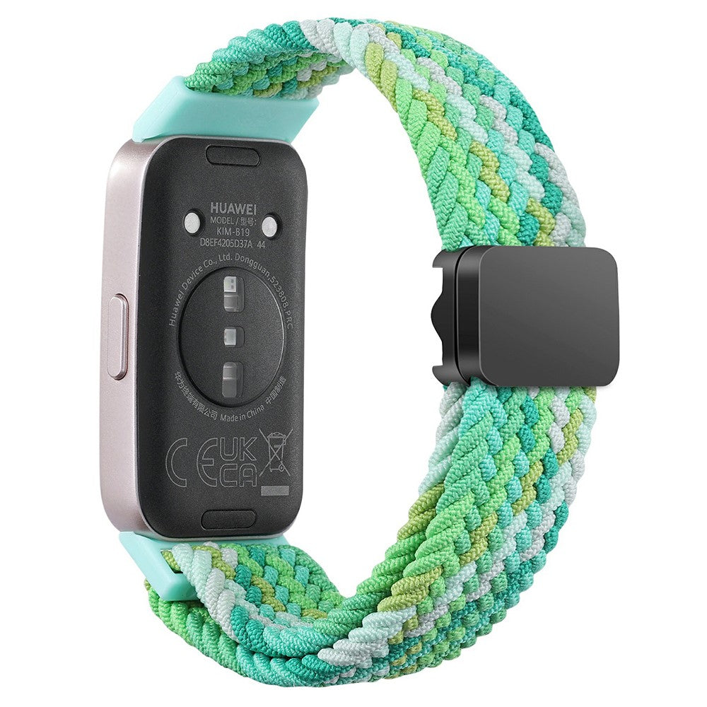 Mega Stylish Huawei Band 8 Nylon Strap - Green#serie_7