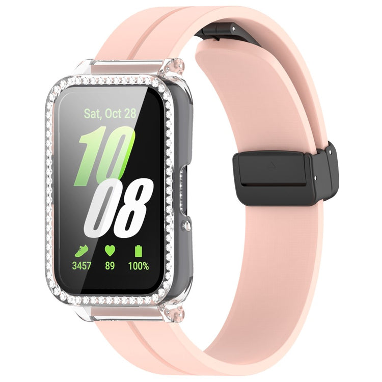 Great Samsung Galaxy Fit 3 Glass Strap - Pink#serie_4