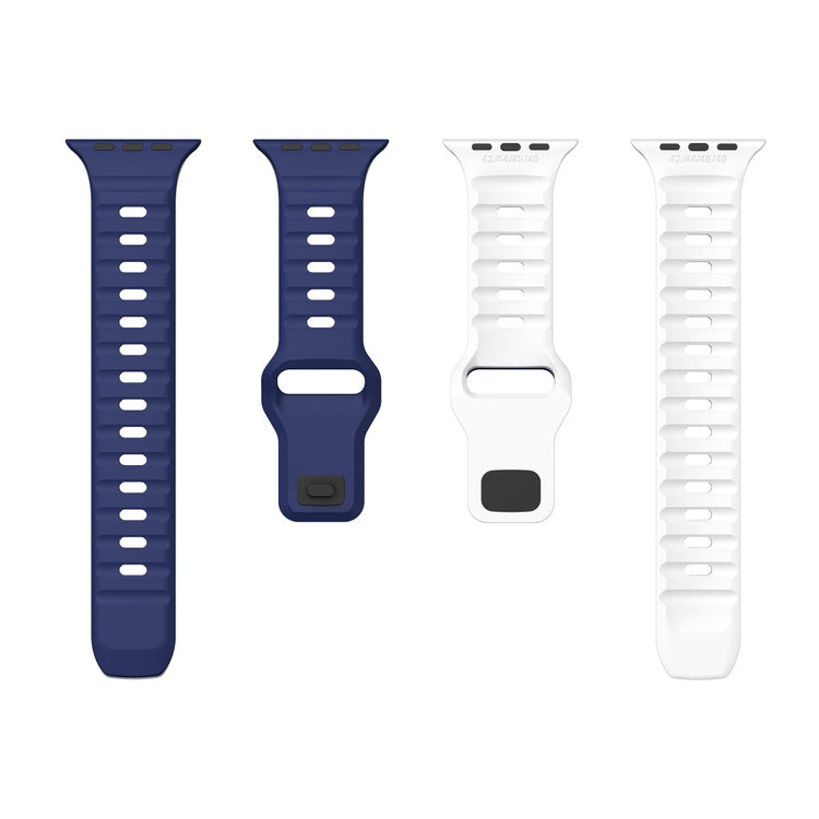 Tough Apple Smartwatch Silicone Universel Strap - Blue#serie_8