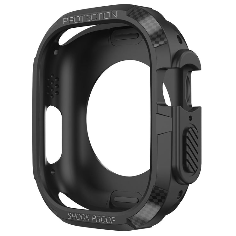 Comfortable Apple Watch Ultra Silicone Strap - Black#serie_4