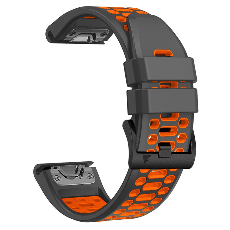 Comfortable Garmin Smartwatch Silicone Universel Strap - Orange#serie_10