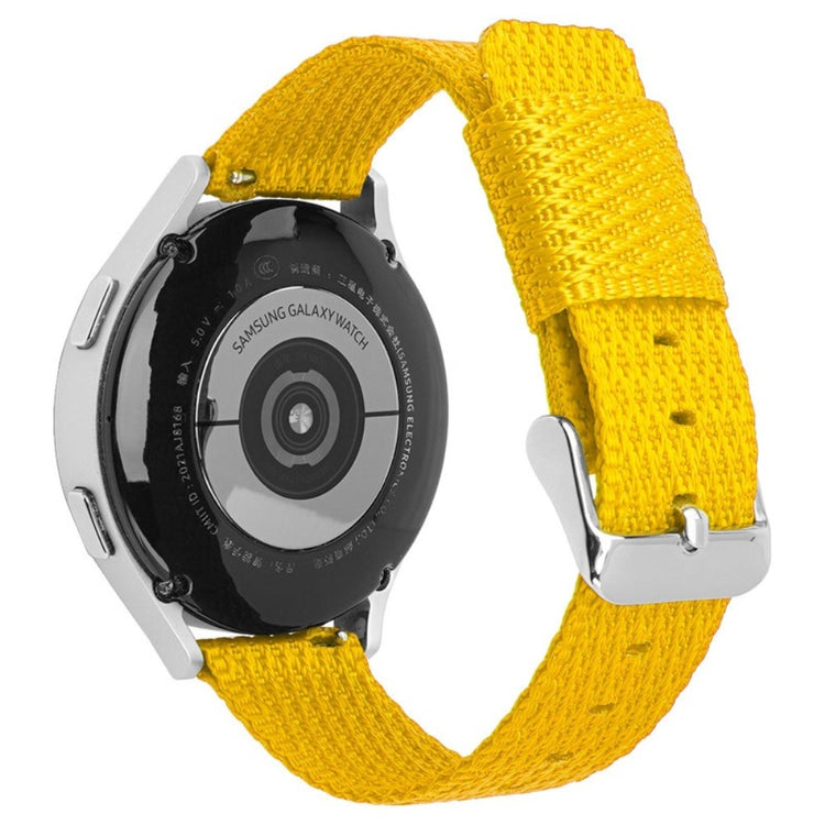 Huawei Watch GT 3 42mm / Watch GT 3 Pro 43mm Wrist Strap 20mm Texture Nylon Watch Strap - Yellow / Grid#serie_13