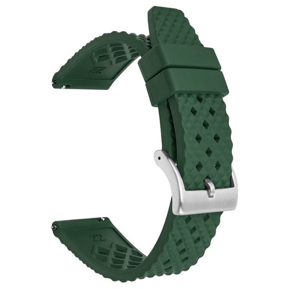 Brilliant Smartwatch Silicone Universel Strap - Green#serie_3