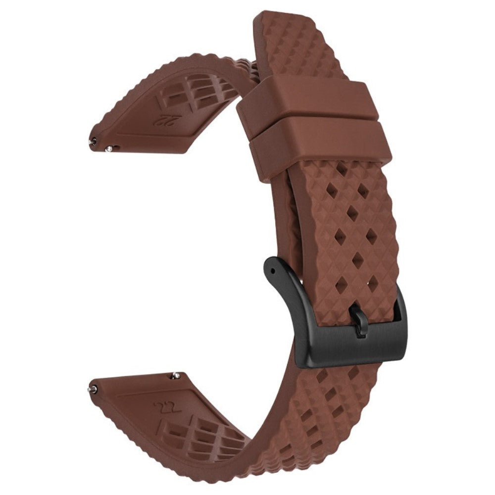 Brilliant Smartwatch Silicone Universel Strap - Brown#serie_11