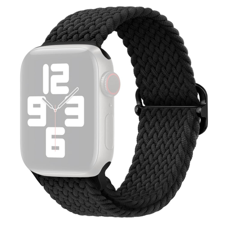 Apple Watch Ultra 2 Ultra 49mm / 9 8 7 45mm / 6 5 4 SE (2023) SE (2022) SE 44mm / 3 2 1 42mm Strap Nylon Braided Watch band  - Black#serie_10