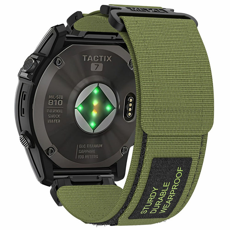 Garmin Quatix 7 Pro / Approach S62 Watch band 22mm Quick Release Nylon Sports Strap - Army Green#serie_5