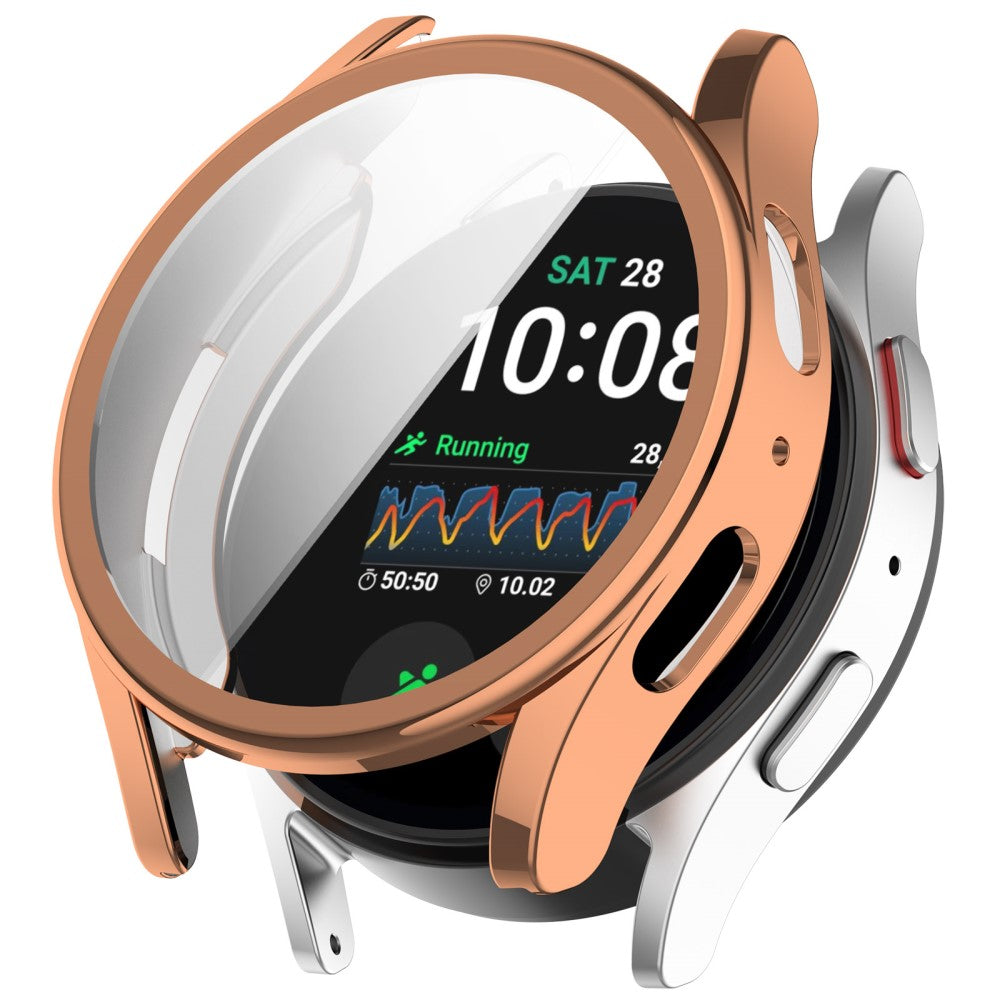 Samsung Galaxy Watch7 44mm Electroplating Flexible Watch Case Flexible Full Coverage - Rose Gold#serie_6