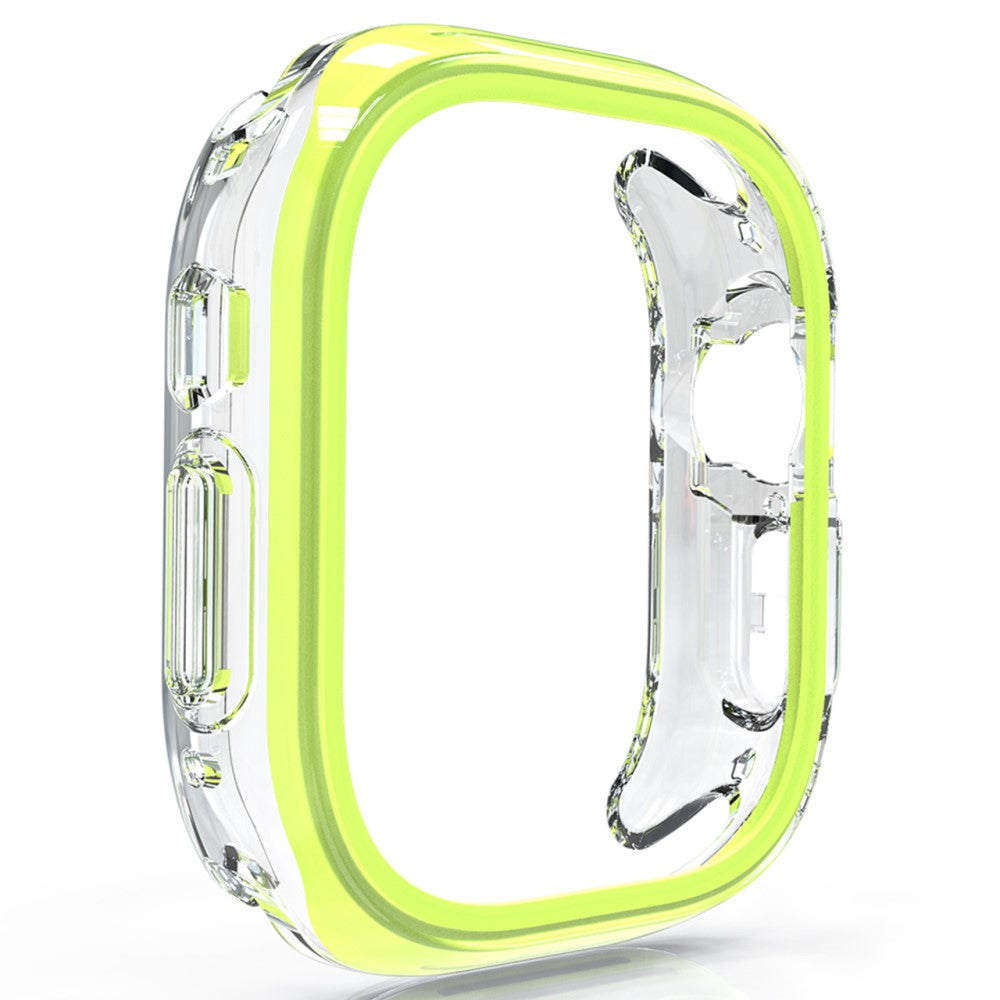 Apple Watch Series 7 / 8 / 9 45mm Hollow-Out Bump Resistant+Flexible Protection Cover Watch Frame Case - Yellow#serie_5