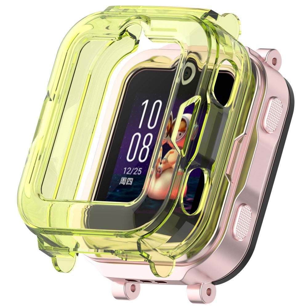 Huawei Children's Watch 4 Pro Watch Case Half-Cover Flexible Protective Cover - Transparent Green#serie_5