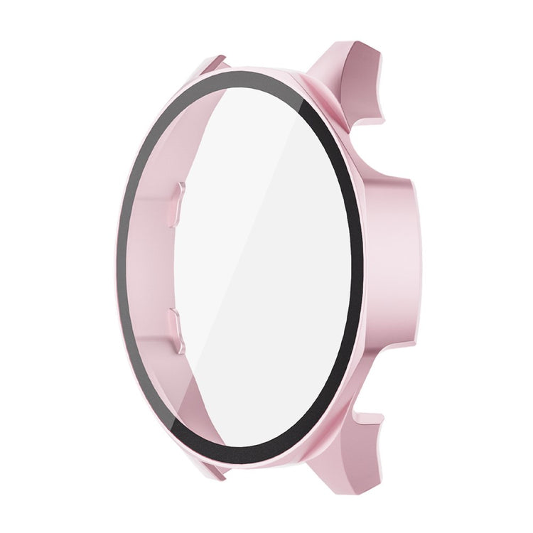 Huawei Watch GT 5 46mm ENKAY Hat-Prince 2-in-1 Rubberized Hard PC Frame with 9H Tempered Glass Screen Protector - Pink#serie_1