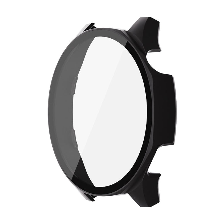 Huawei Watch GT 5 46mm ENKAY Hat-Prince 2-in-1 Rubberized Hard PC Frame with 9H Tempered Glass Screen Protector - Black#serie_2