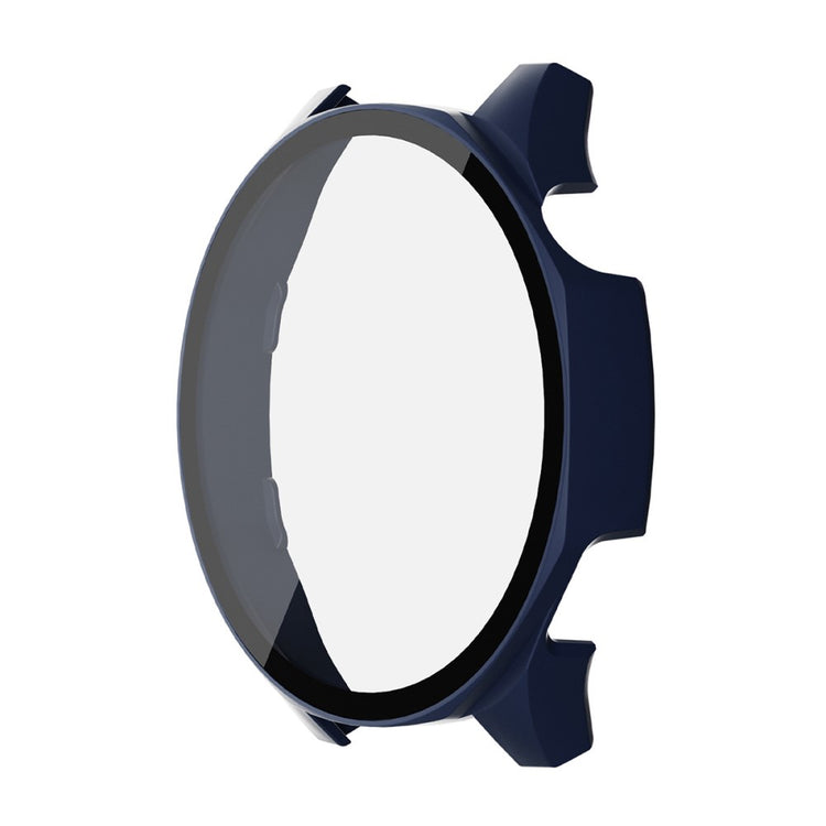 Huawei Watch GT 5 46mm ENKAY Hat-Prince 2-in-1 Rubberized Hard PC Frame with 9H Tempered Glass Screen Protector - Dark Blue#serie_3