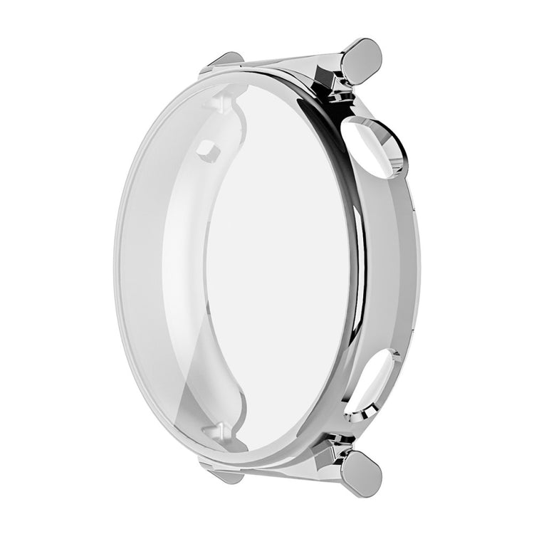 Huawei Watch GT 5 46mm ENKAY Hat-Prince TPU Watch Case Electroplating Watch Cover with Screen Protector - Silver#serie_7