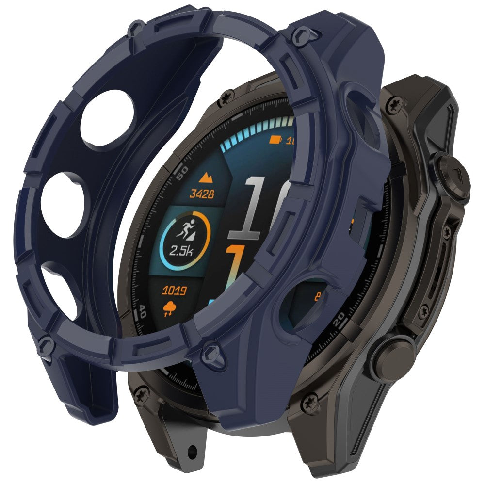 Garmin Fenix 8 Solar 51mm Watch Case Quick Release Soft TPU Watch Cover - Midnight Green#serie_7