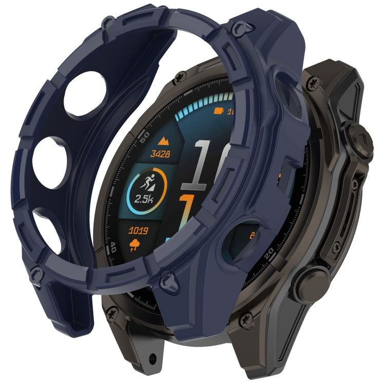Garmin Fenix 8 Solar 51mm Watch Case Quick Release Soft TPU Watch Cover - Midnight Green#serie_7