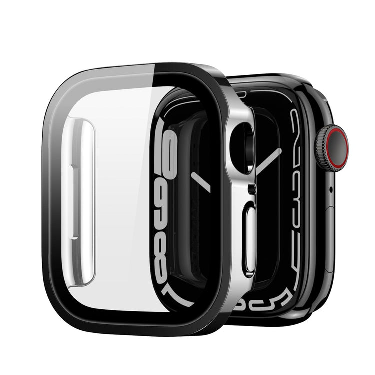 Apple Watch Series 10 42mm Watch Case DUX DUCIS Hamo Series PC Smartwatch Cover with Screen Guard - Silver#serie_2