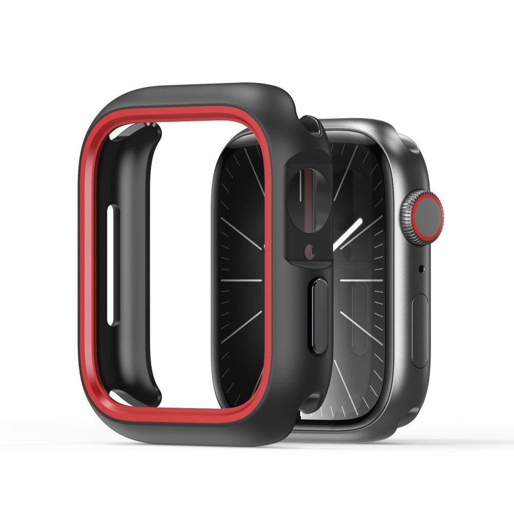 Apple Watch Series 10 42mm Case DUX DUCIS Bamo Series Watch Cover Shockproof Smartwatch Protector - Black Red#serie_1