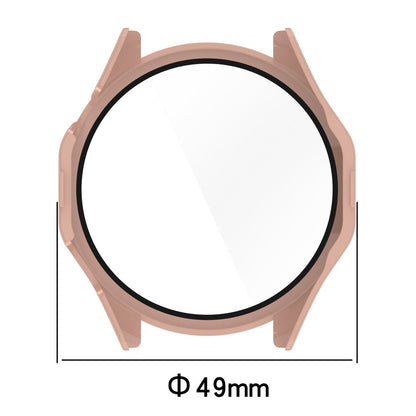 Huawei Watch GT 4 46mm Case Full Protective Hard Bump Resistant Cover with Tempered Glass Screen Protector - Pink#serie_1