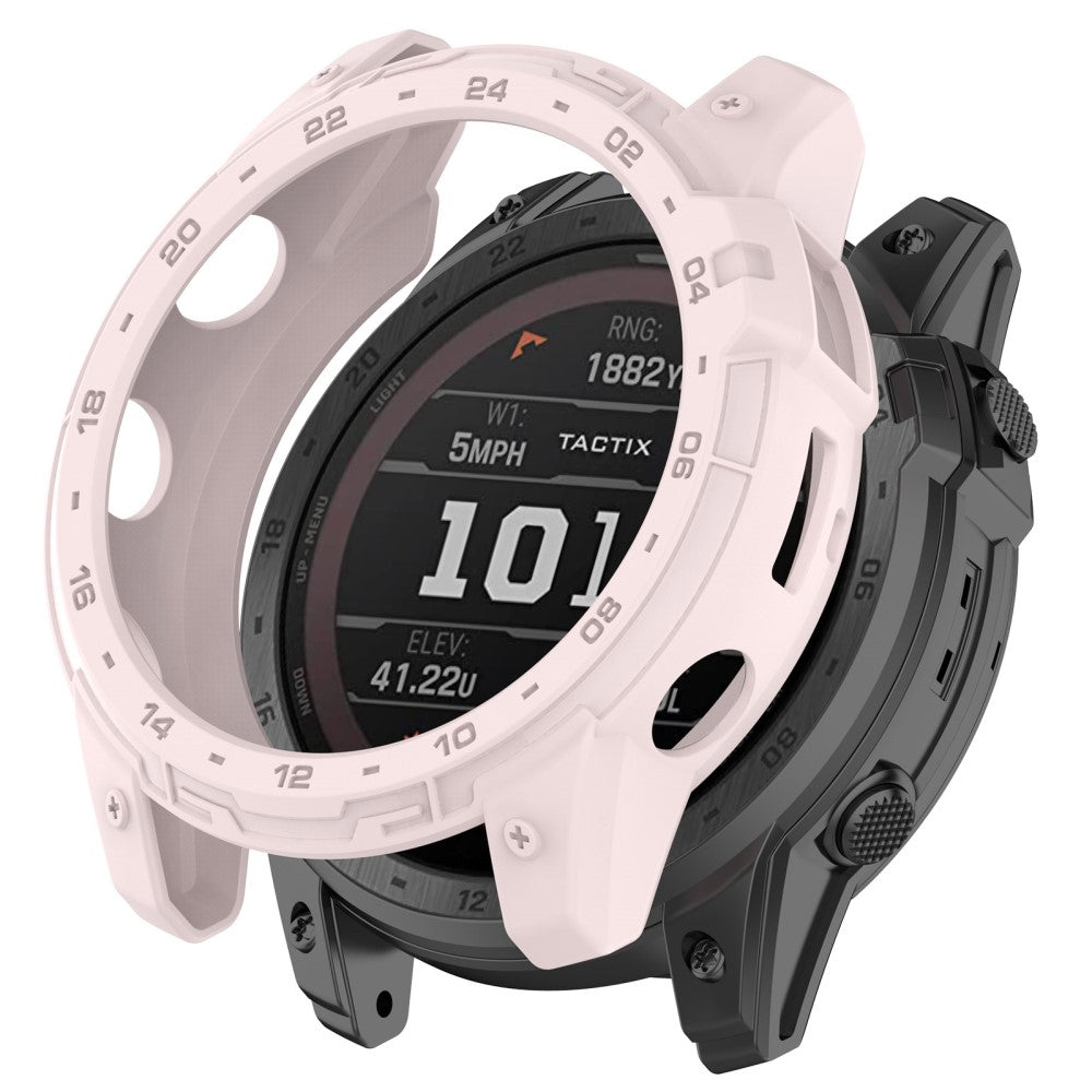 Beskyttende Silikone Bumper passer til Garmin Tactix 7 - Pink#serie_4