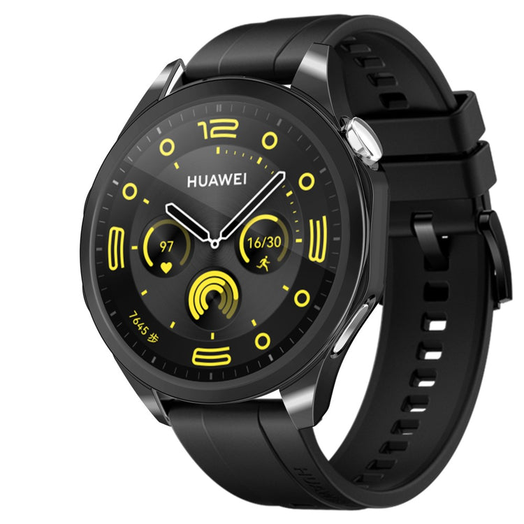 Meget Fint Silikone Cover passer til Huawei Watch GT 4 46mm - Sort#serie_3